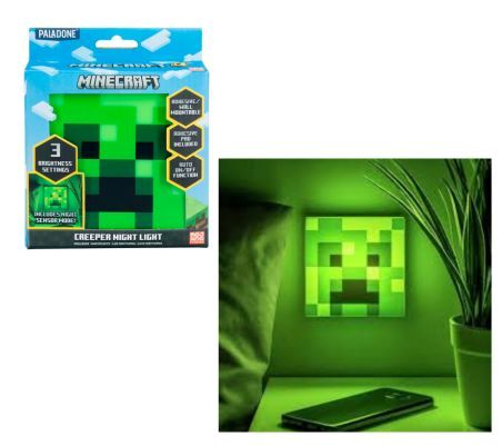 PALADONE – MINECRAFT – Creeper Lampada Notturna cm –  (In box cm)…x6…x24